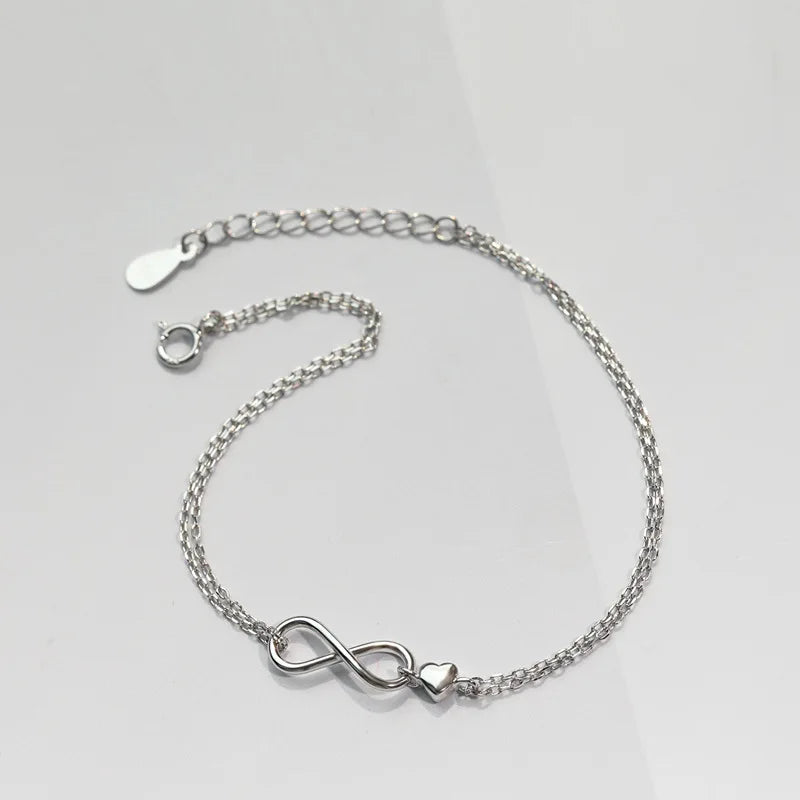 Eternal Elegance – Silver Infinity Bracelet for Women