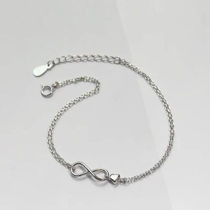 Eternal Elegance – Silver Infinity Bracelet for Women