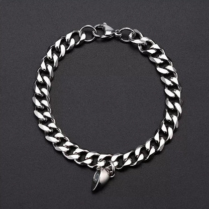 Magnetic Heart Couple Bracelets – 2PCS Matching Chain Set