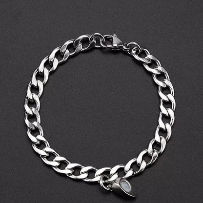 Magnetic Heart Couple Bracelets – 2PCS Matching Chain Set